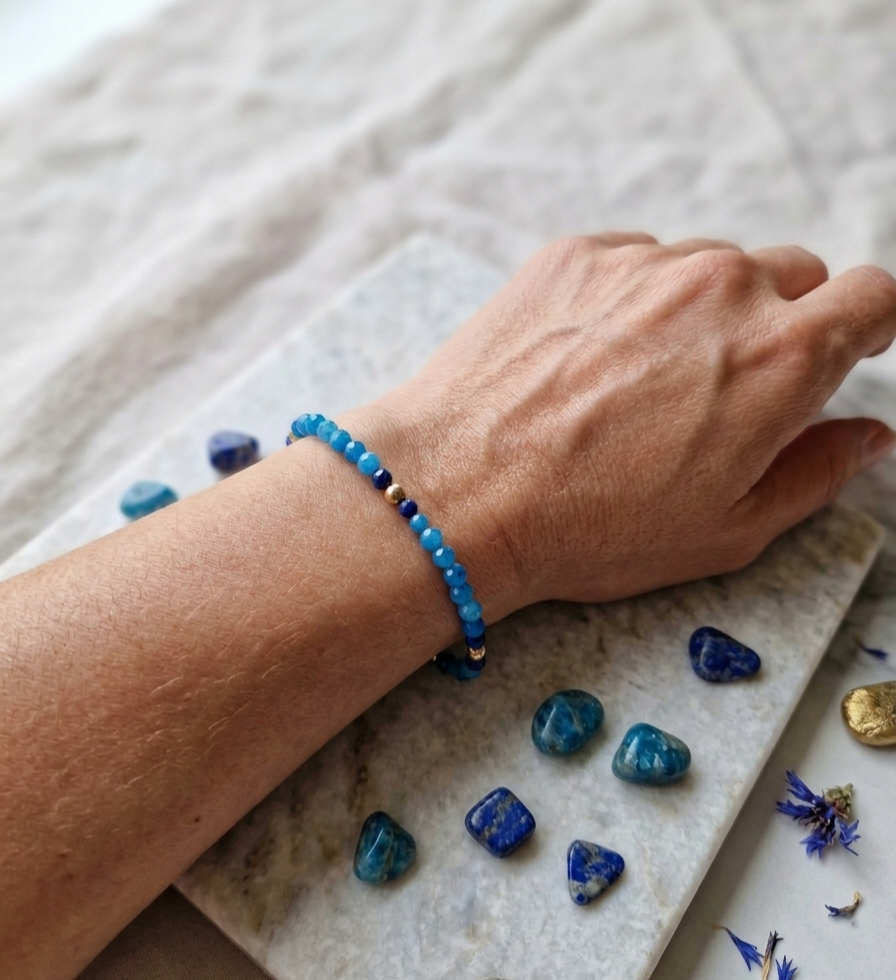 Chalcedon Niebieski, Lapis Lazuli i Żółty Hematyt