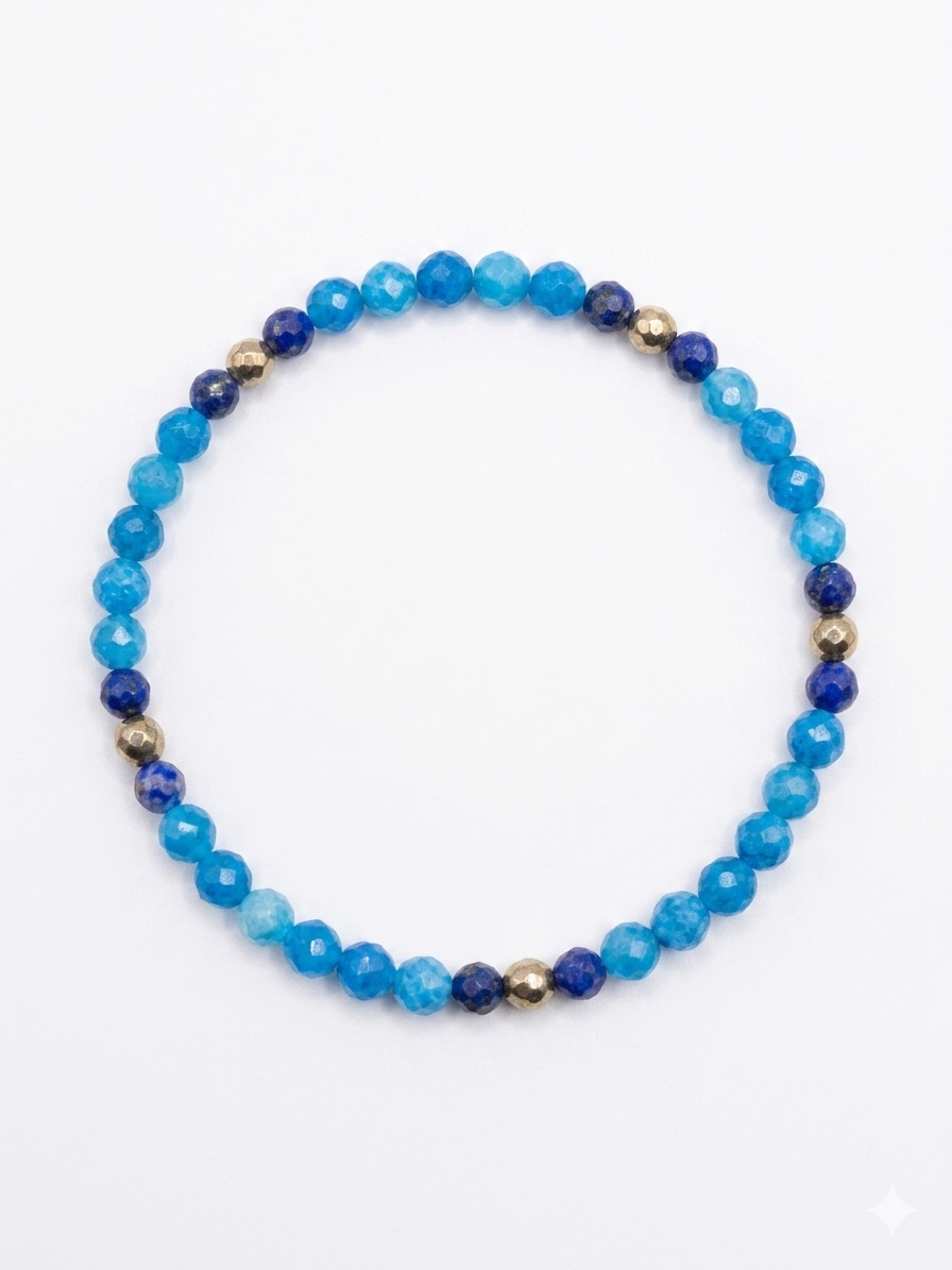 Chalcedon Niebieski, Lapis Lazuli i Żółty Hematyt