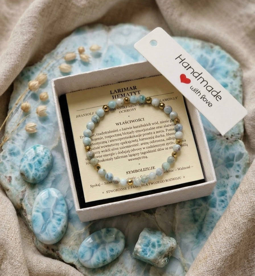 Larimar i Hematyt